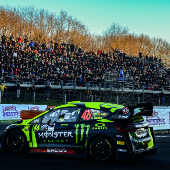 Valentino Rossi si prende tutte le PS del Day 2 del Monza Rally Show. Suninen è lontano