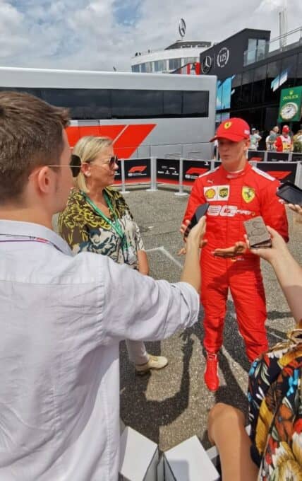 Intervista a Mick Schumacher, 2019 German GP.