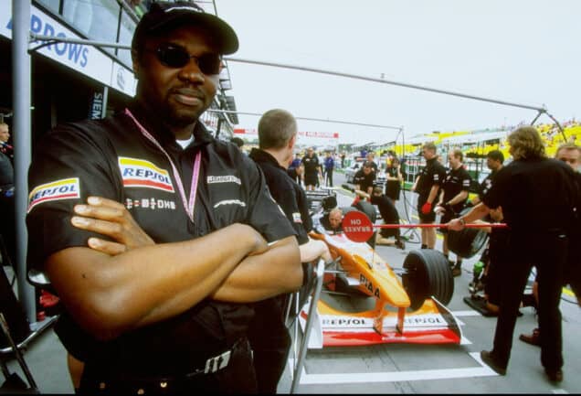 Malik Ado Ibrahim, GP di Australia 1999. @ Mark Thompson /Allsport /Getty