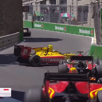 Incidente Gelael, F2 Baku 2017