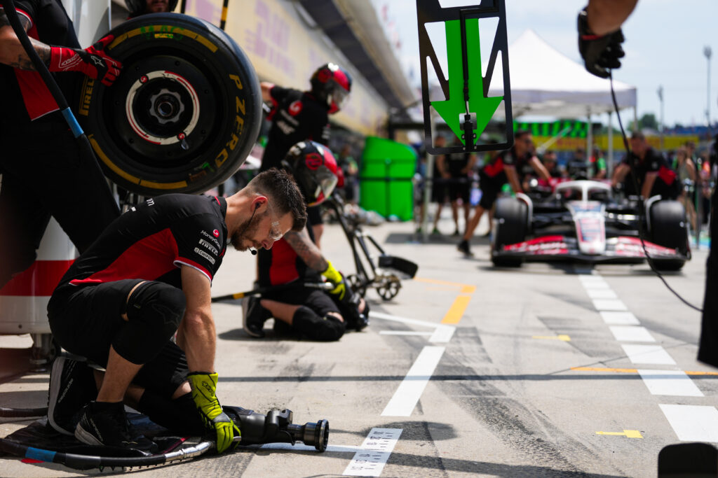 pit stop haas