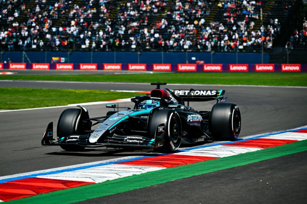 George Russell conduce le FP1 del Messico di formula 1 2024