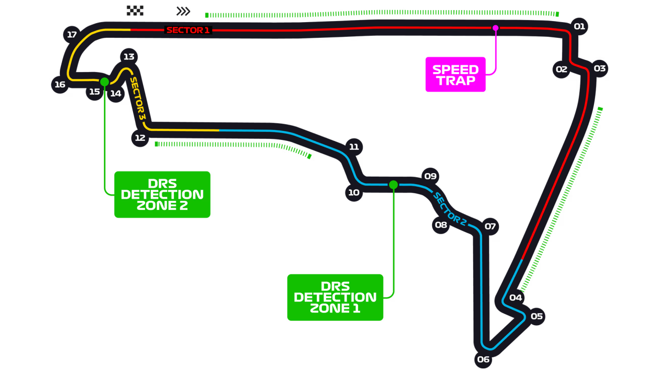 circuito messico mappa